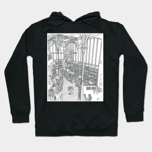 Book Store in Paris Hoodie